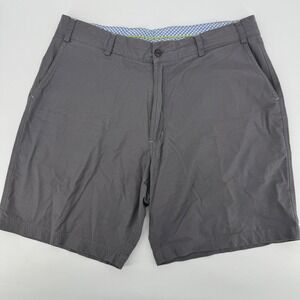 Tasc Performance Mens Shorts Size 38 Gray Organic Cotton Bamboo Stretch Casual
